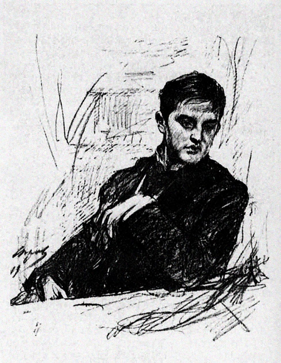 Dmitry Filosofov by Valentin Aleksandrovich Serov
