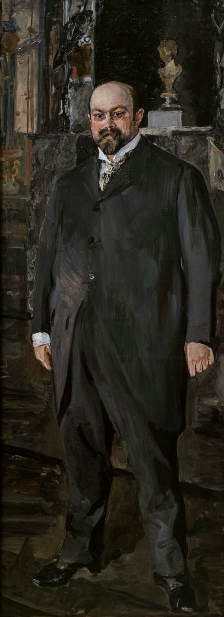 Portrait of Mikhail Abramovich Morozov by Valentin Aleksandrovich Serov