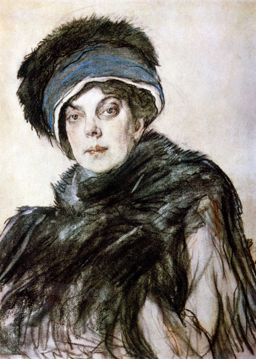 Portrait of Princess Olga Orlova by Valentin Aleksandrovich Serov