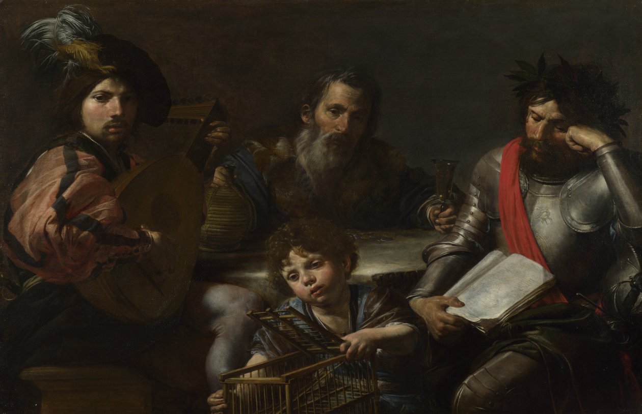 The Four Ages of Man by Valentin de Boullogne