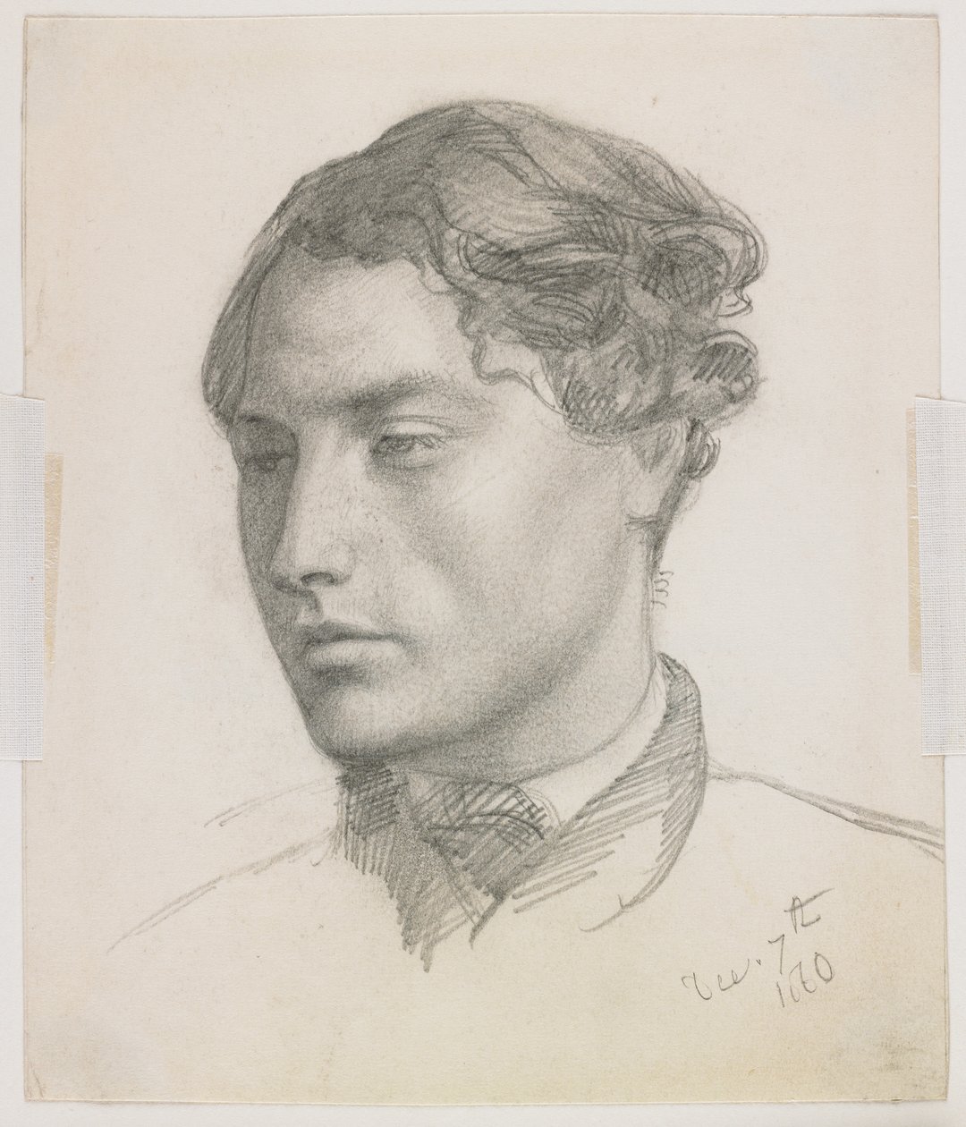 Portrait of a Young Man, 1860 by Valentine Cameron Prinsep