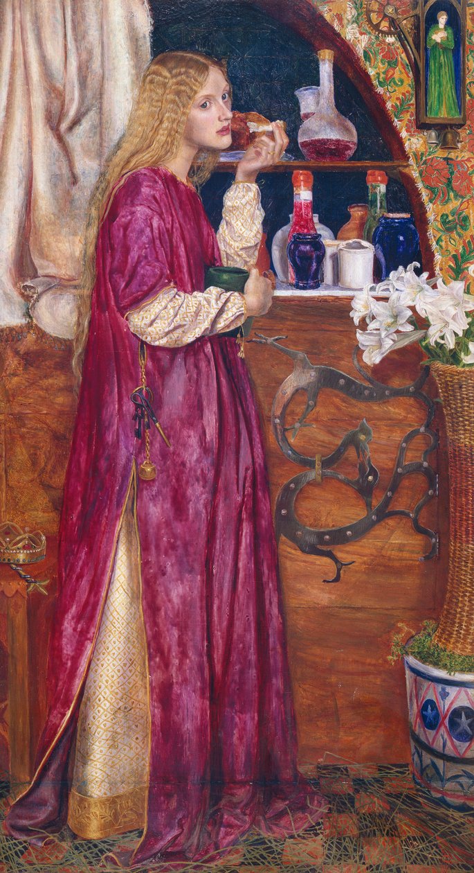 The Queen was in the Parlour, Eating Bread and Honey by Valentine Cameron Prinsep