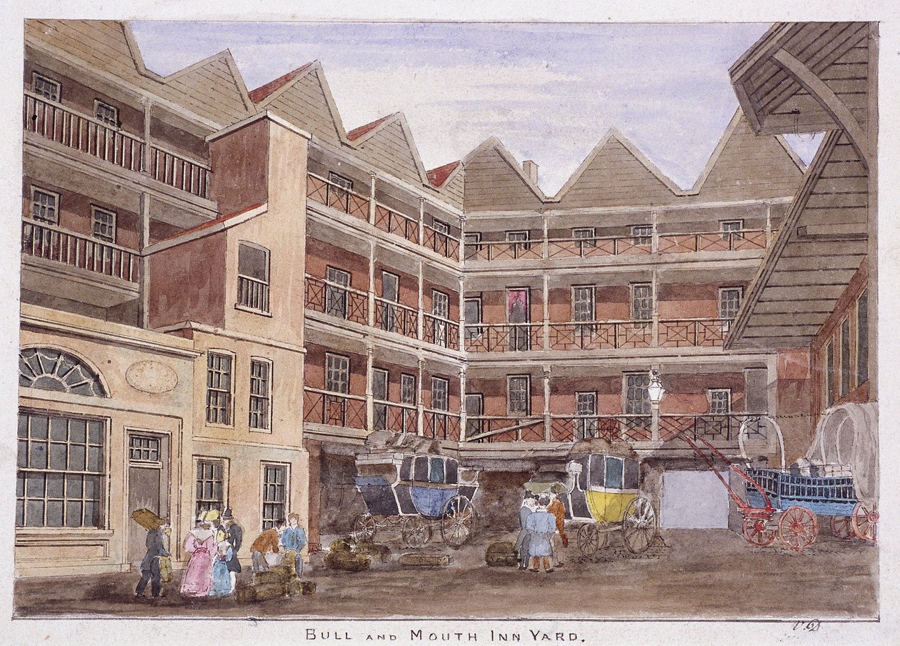 Bull and Mouth Street, London by Valentine Davis