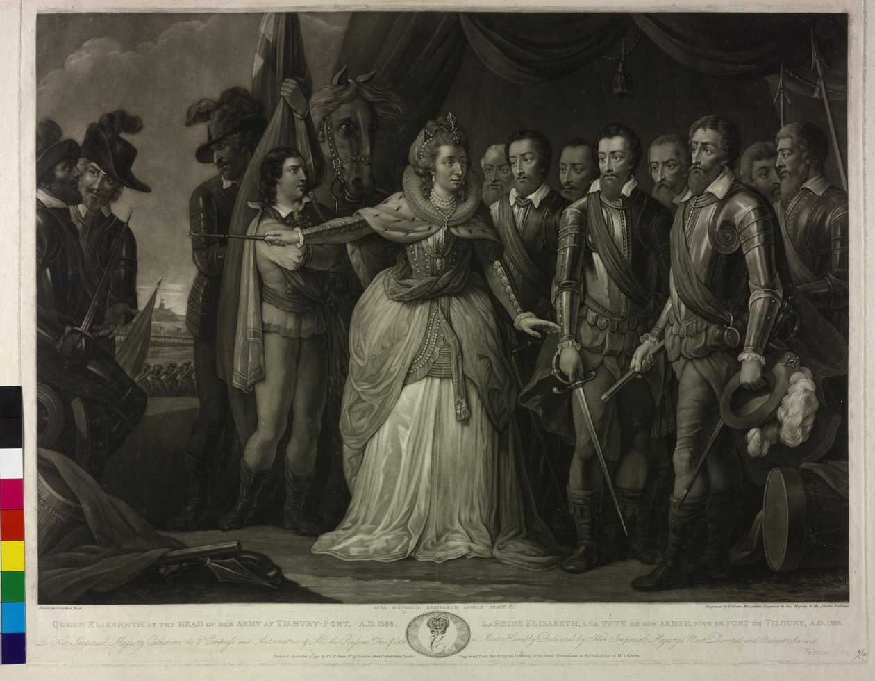 Queen of England Elizabeth I by Valentine Green
