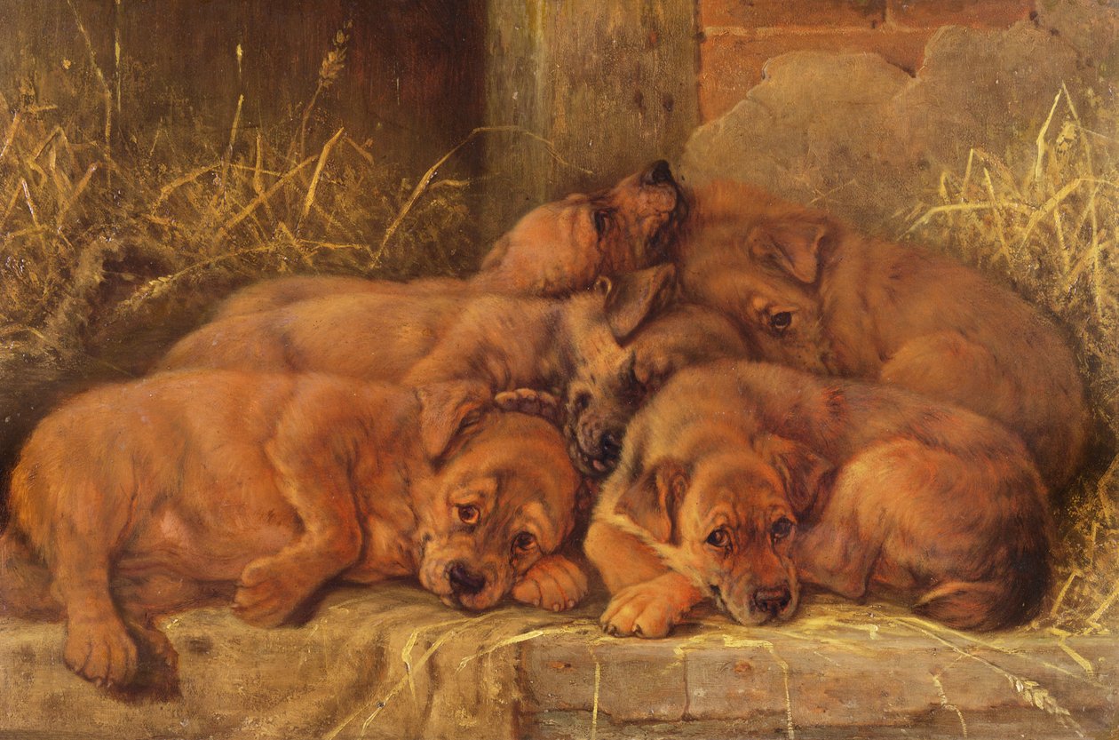 Puppy Love by Valentine Thomas Garland