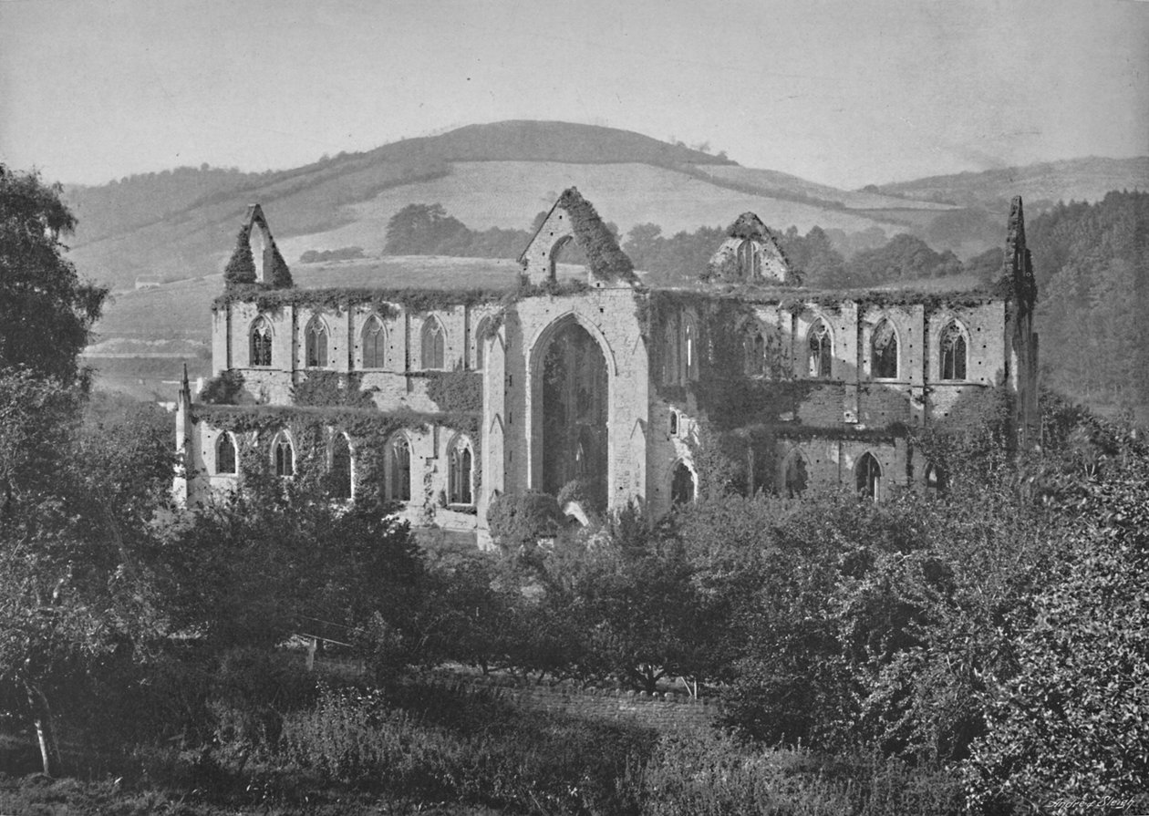 Tintern Abbey, c. 1896 by Valentine and Sons Ltd