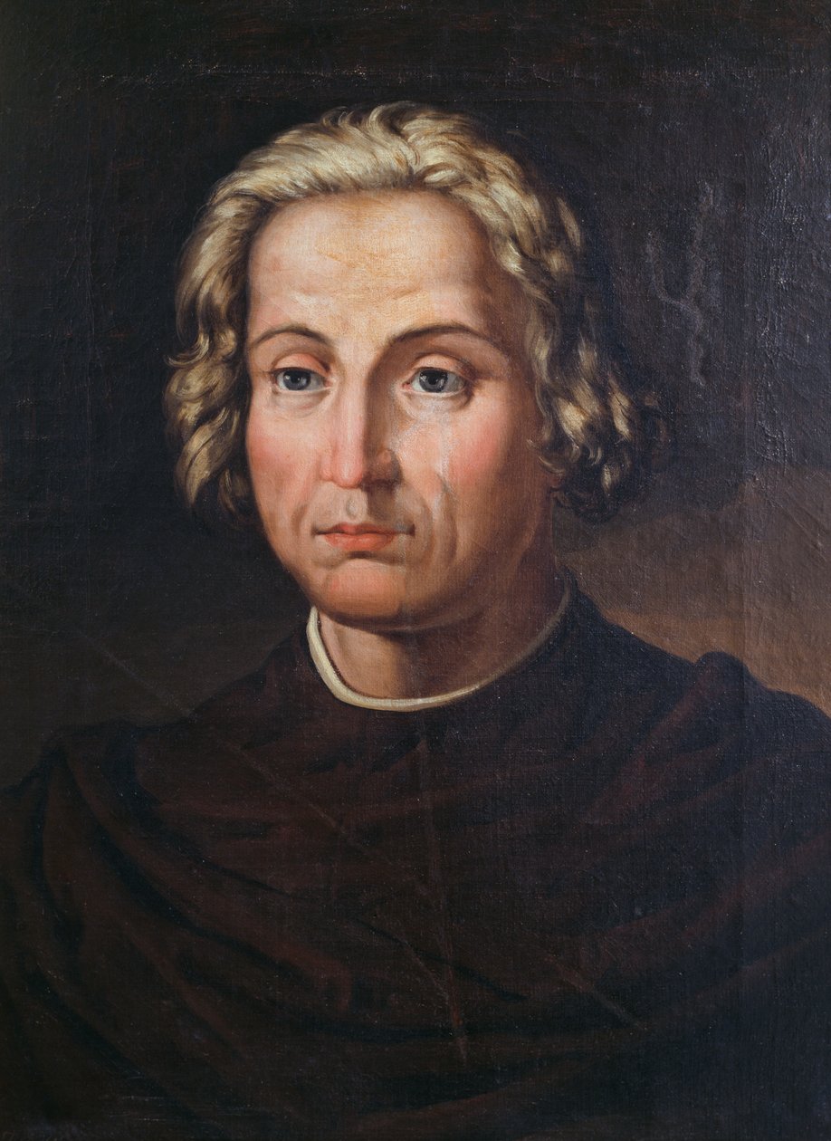 Portrait of Christopher Columbus (1451-1506) by Valeriano Domínguez Bécquer