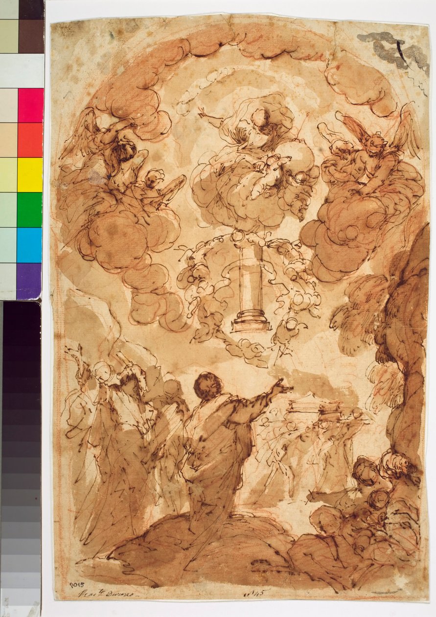 The Column and Carriage of the Ark of the Covenant by Valerio Castello