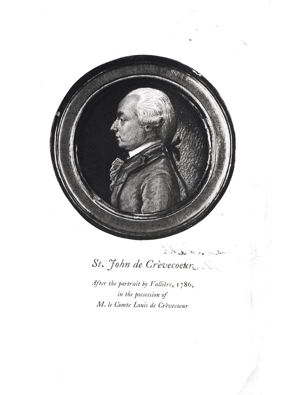 Michel-Guillaume-Jean de Crevecoeur frontispiece of his 