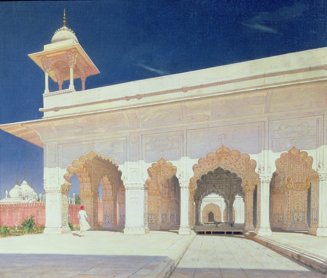 Throne Room of the Shah Jahan Fort in Delhi, 1875 by Vasili Vasilievich Vereshchagin