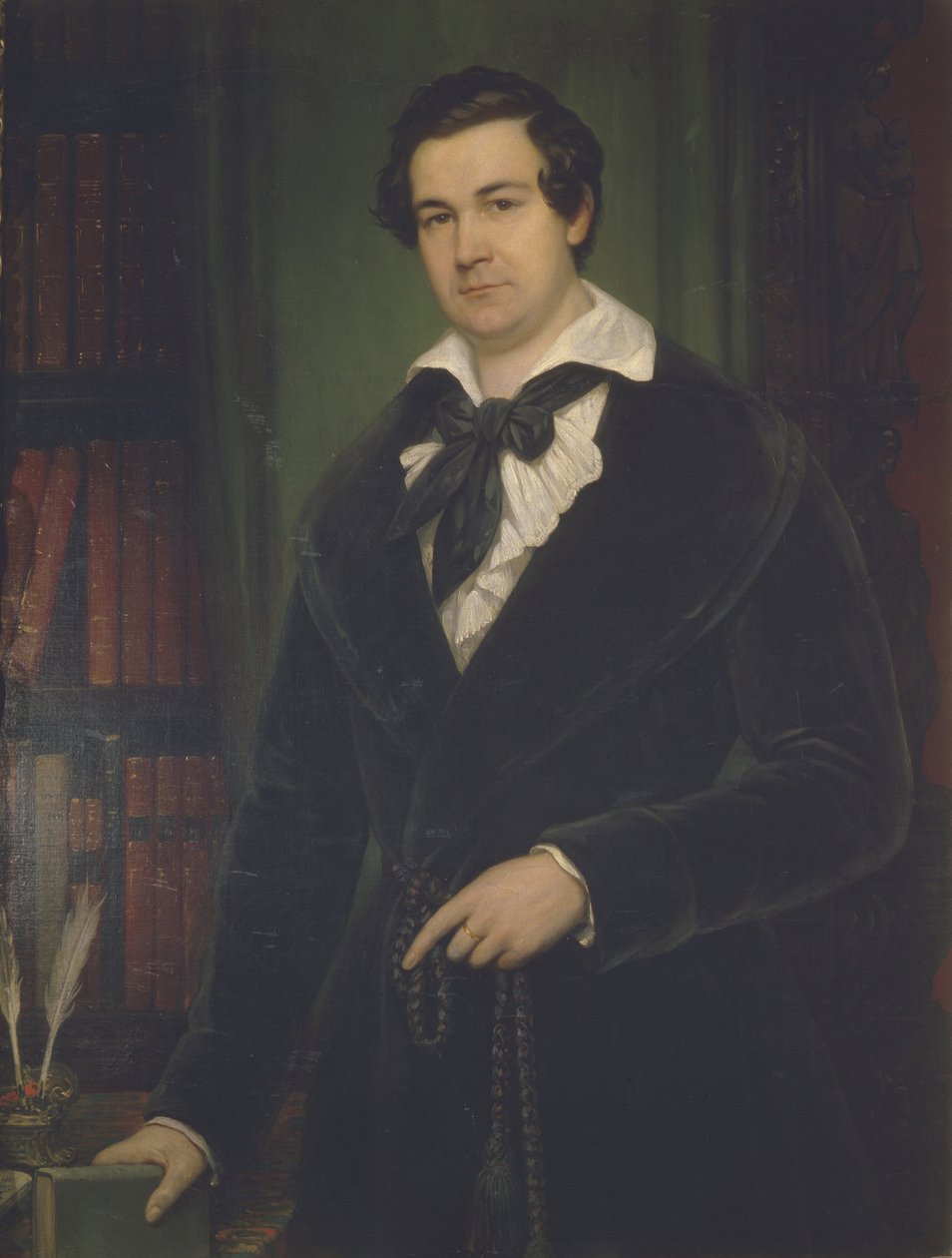 Portrait of the Actor Vasily Andreevich Karatygin by Vasili Andreevich Tropinin