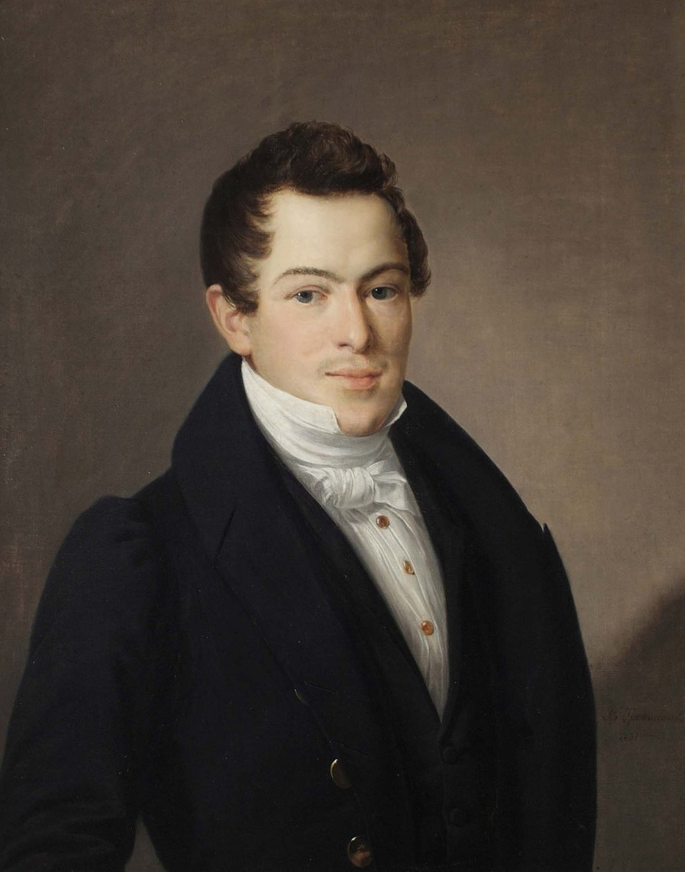 Portrait of Naumov, 1831 by Vasili Andreevich Tropinin