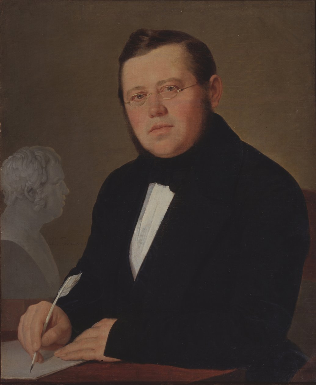Portrait of the Author Mikhail Zagoskin by Vasili Andreevich Tropinin