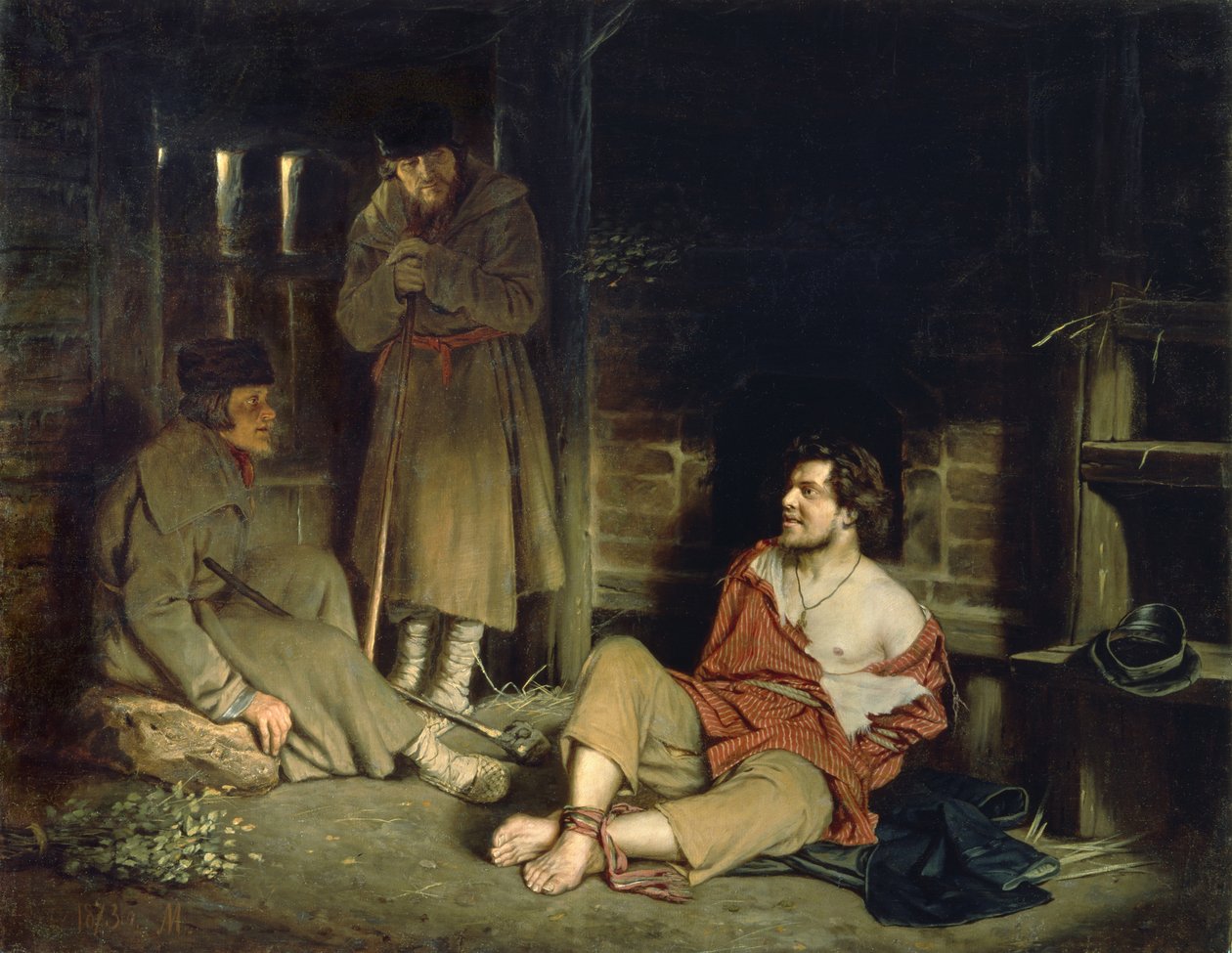 An Arrant Knave Arrested person by Vasili Grigorevich Perov