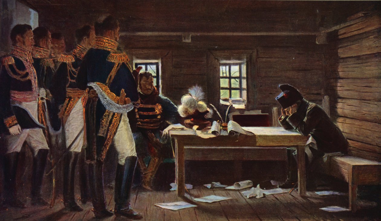 At Gorodnia – breakthrough or withdraw by Vasili Vasilievich Vereshchagin