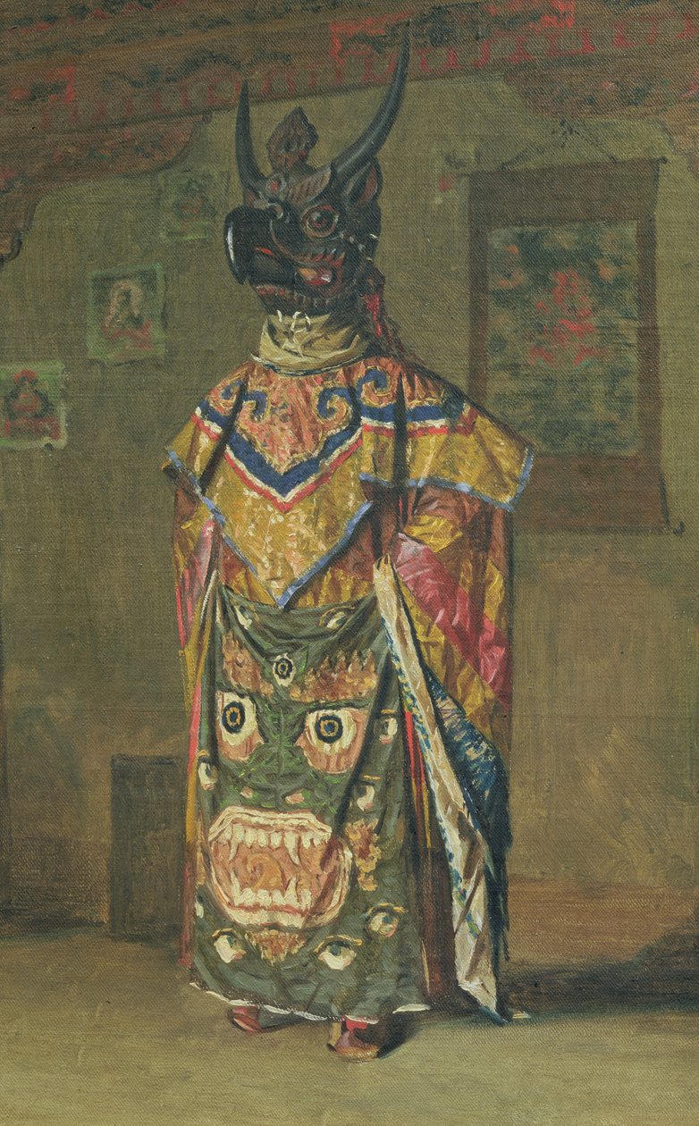 Buddhist Lama during the Holiday in the Pemionchi Cloister by Vasili Vasilievich Vereshchagin
