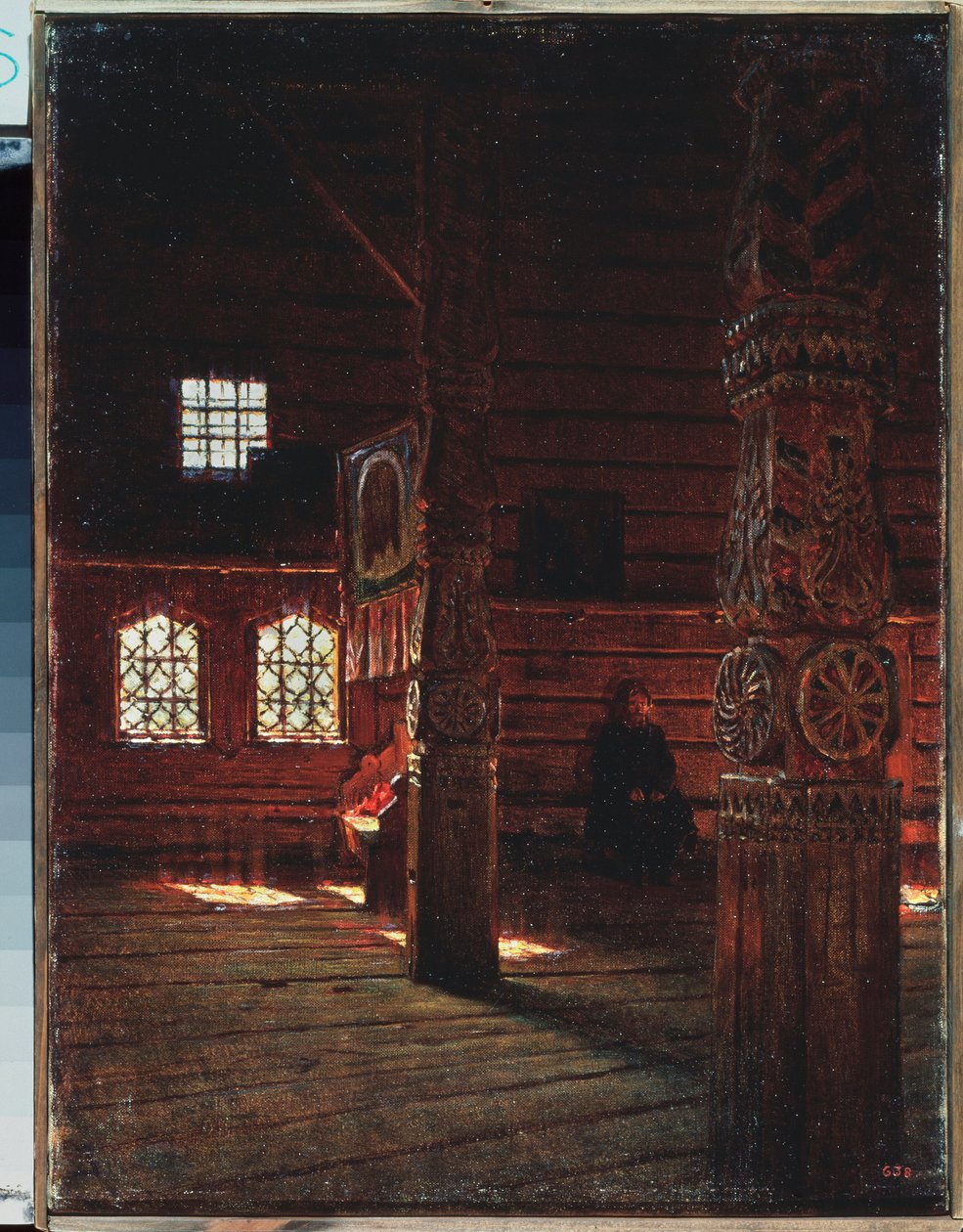 Interior of the Peter and Paul Church in Puchug by Vasili Vasilievich Vereshchagin