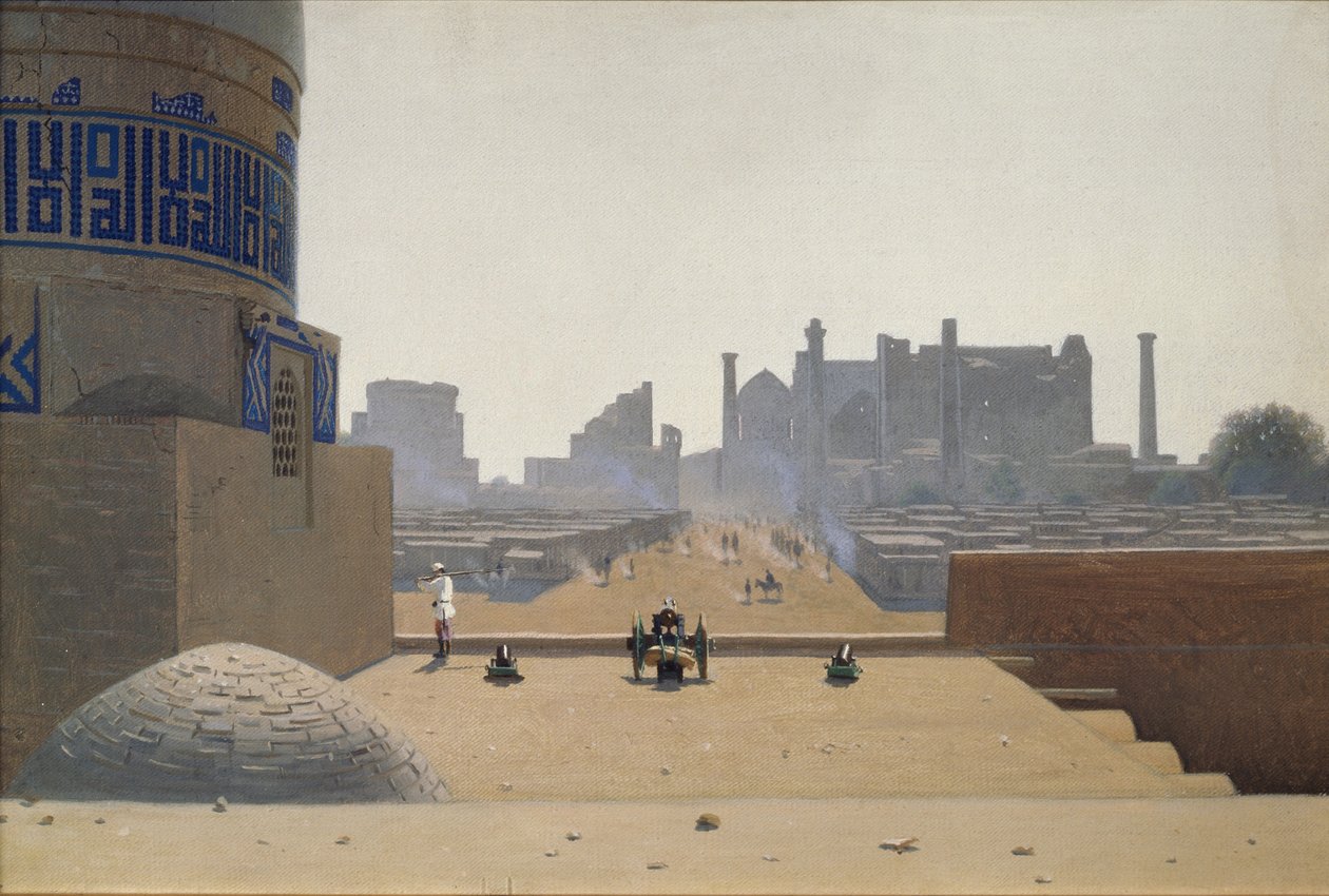 Main Street in Samarkand Early in the Morning by Vasili Vasilievich Vereshchagin