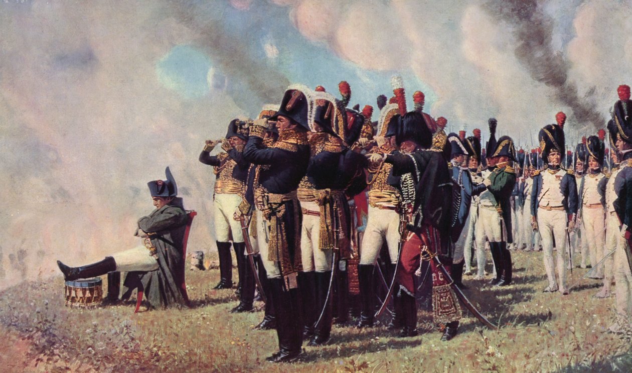 Napoleon I on the Borodino Heights by Vasili Vasilievich Vereshchagin