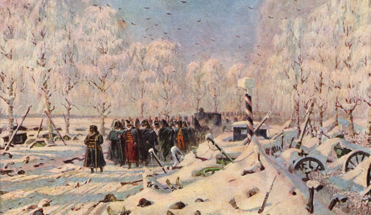 On the road – Retreat and escape by Vasili Vasilievich Vereshchagin