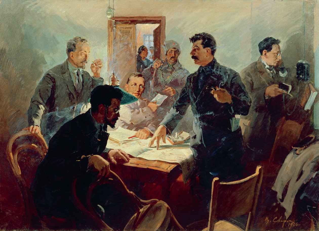 The Staff of the October Revolution of 1917 by Vasily Semyonovich Svarog