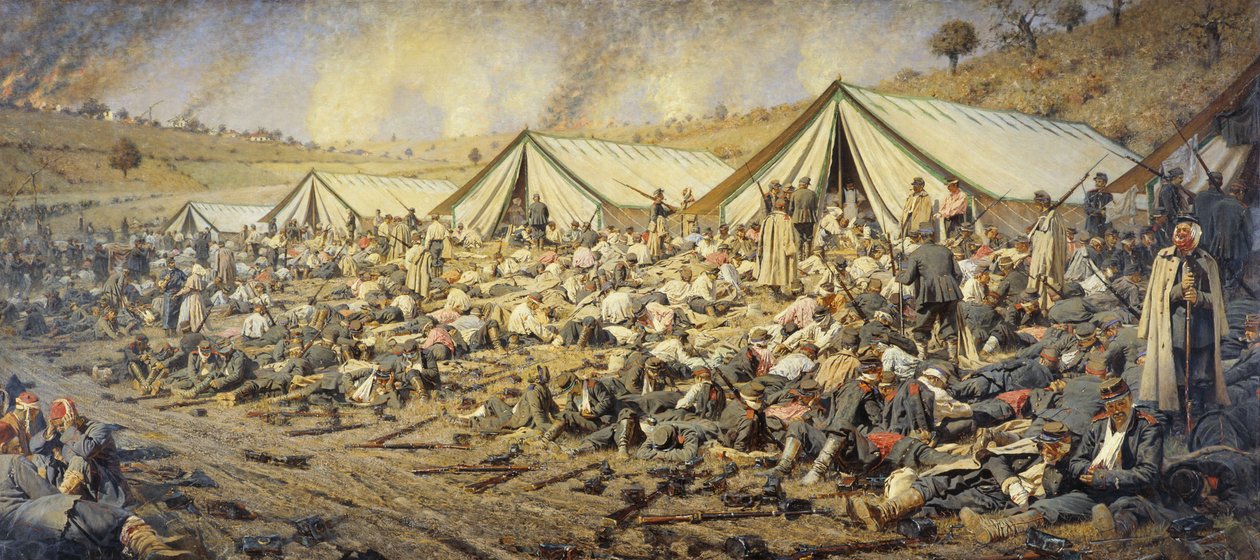 After the Attack. Plevna, 1877-1878 by Vasily Vereshchagin
