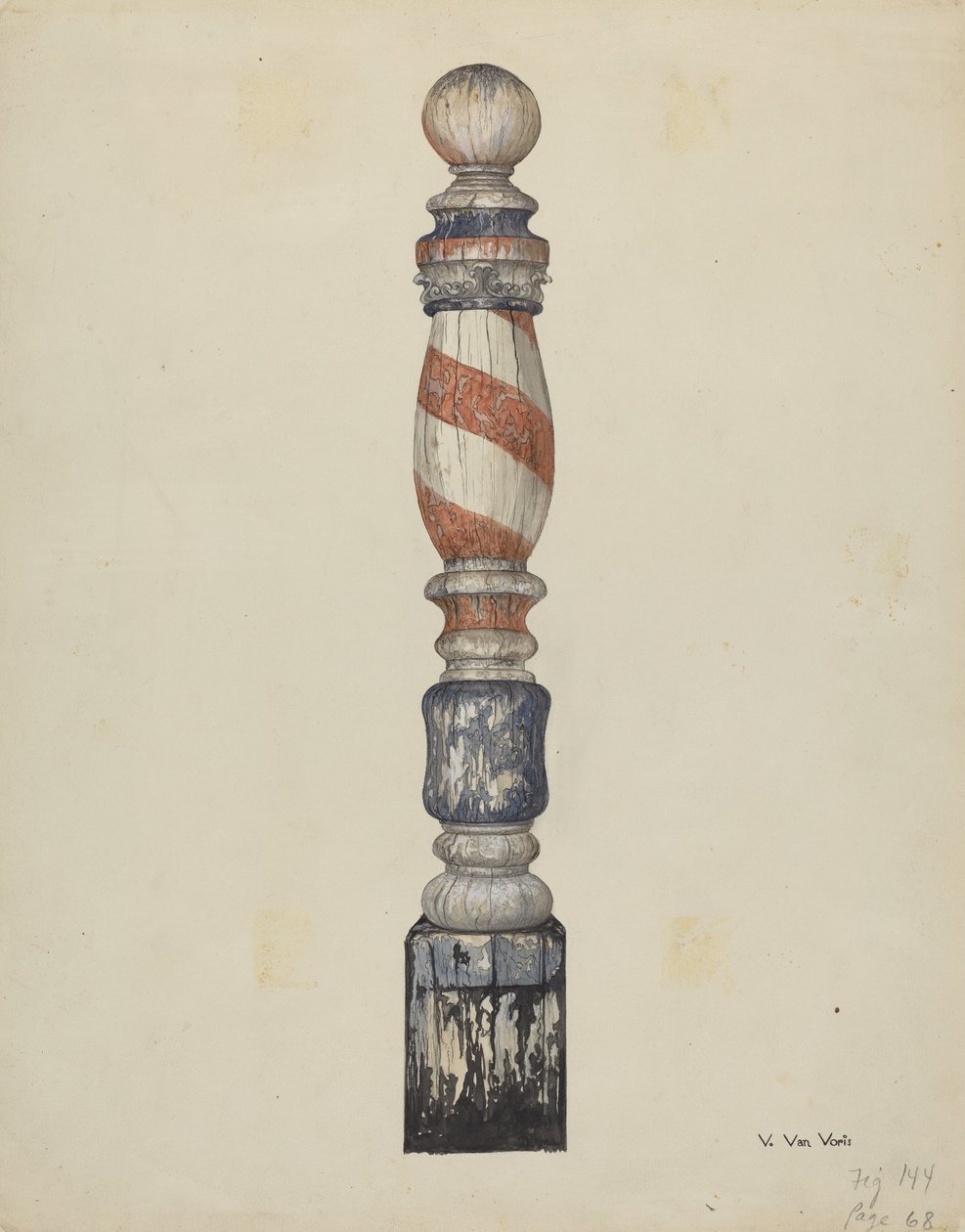Barber Pole by Vera Van Voris