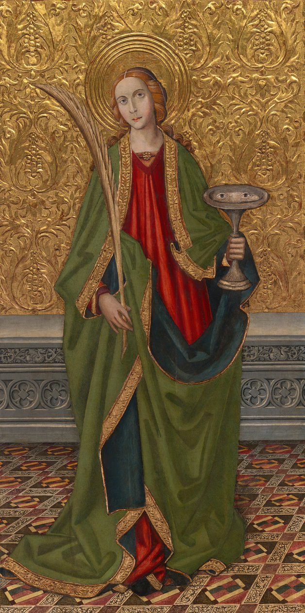 Saint Lucy, About 1500 by Vergós Workshop