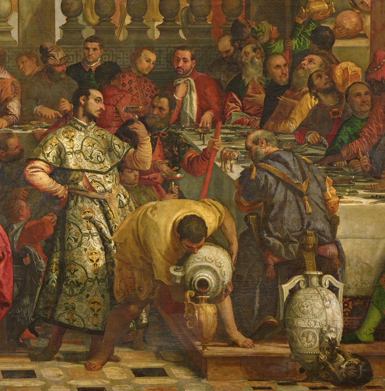 The Marriage Feast at Cana, c.1562 (detail) by Veronese