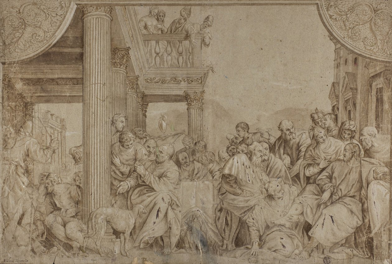 Christ in the House of Simon by Veronese