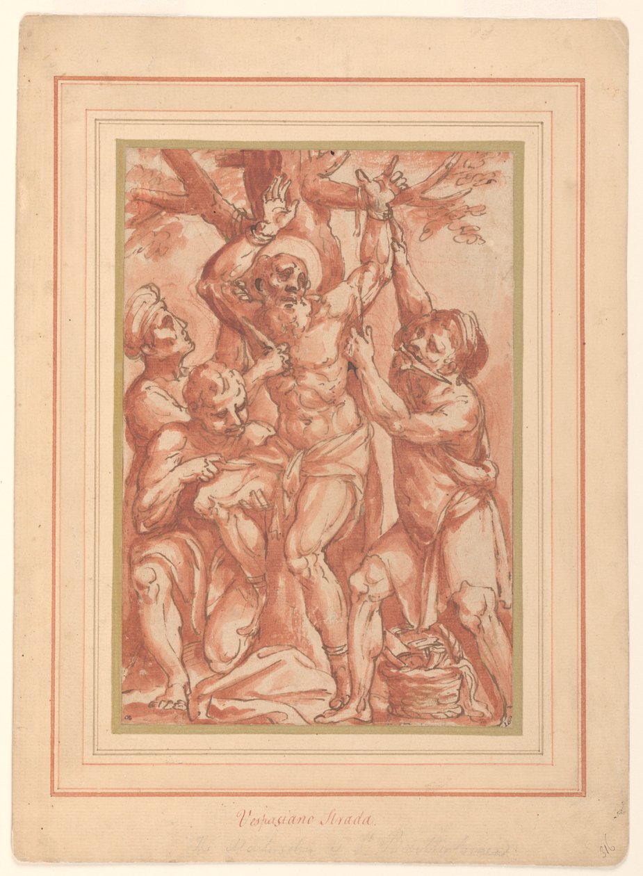 Martyrdom of St. Bartholomew by Vespasiano Strada