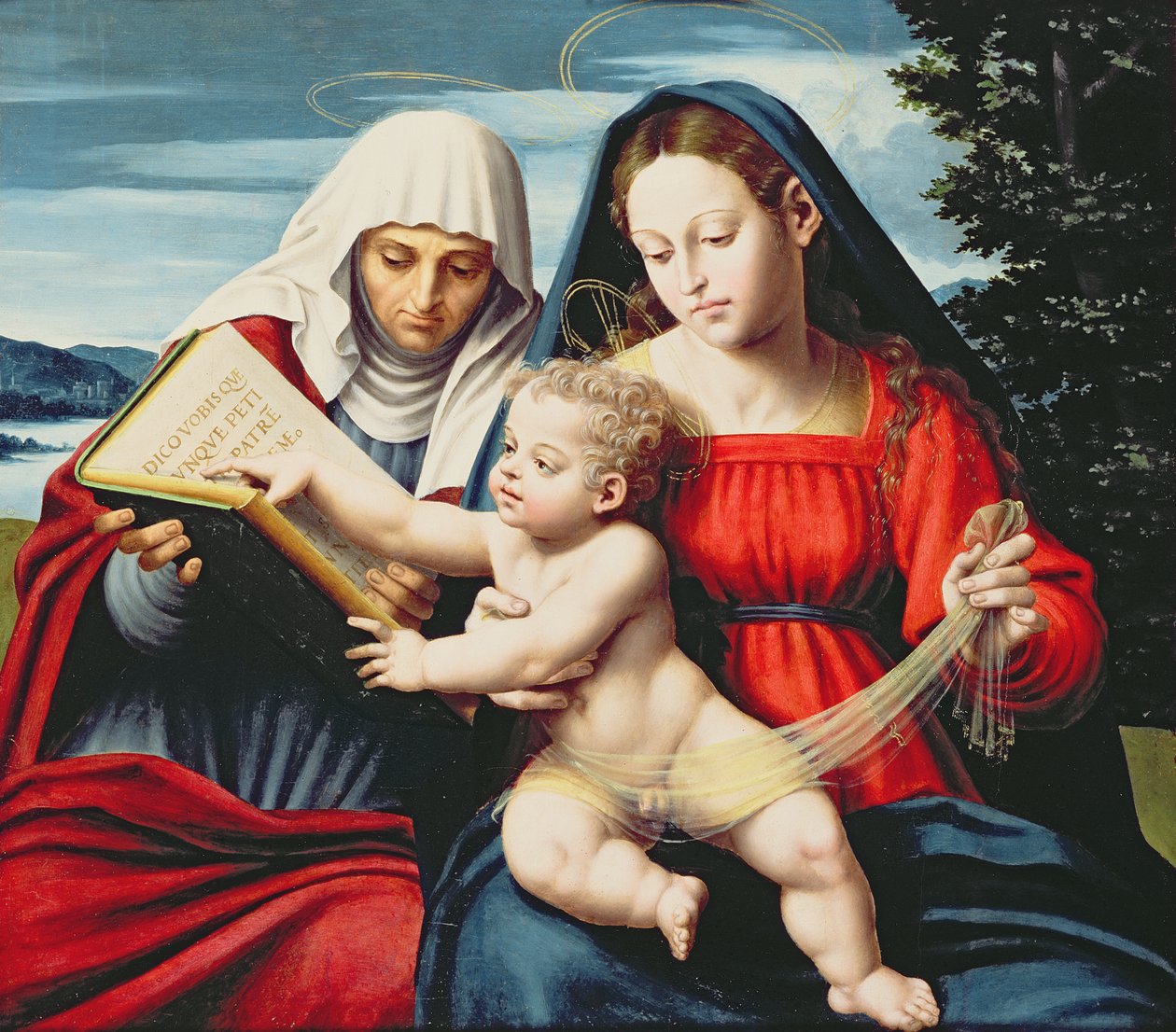 Virgin and Child with St. Anne by Vicente Juan Macip