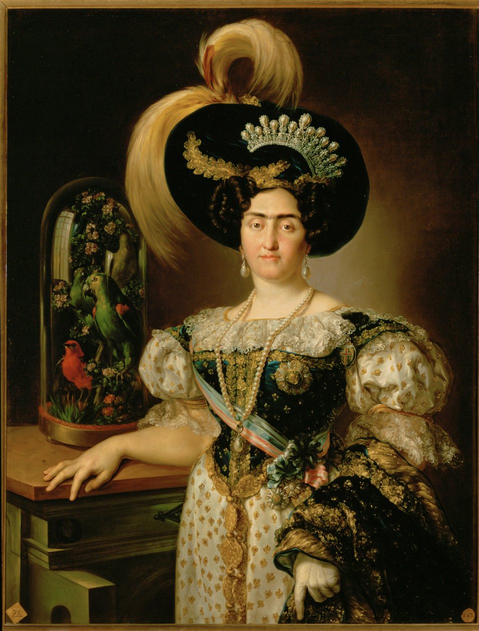 Marie-Francoise Braganza y Bourbon, Wife of King Carlos V by Vicente Lopez y Portana