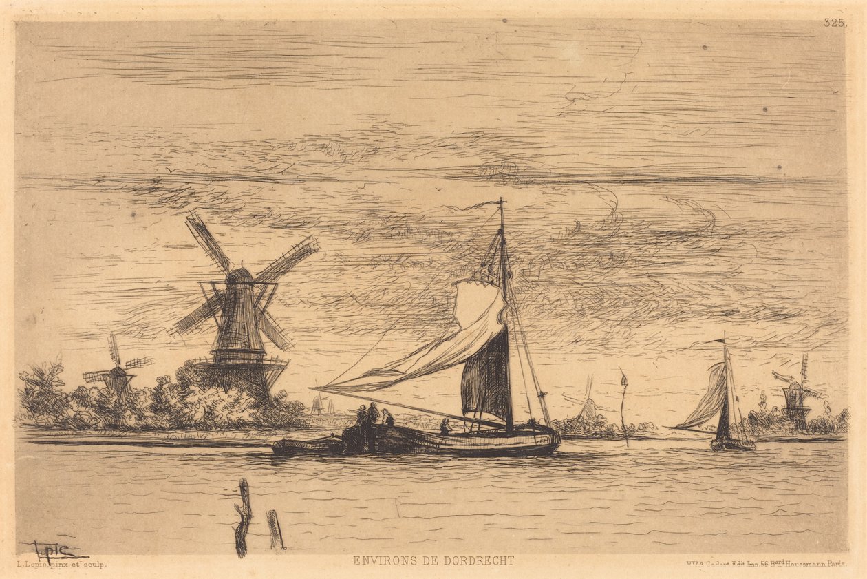 Environs of Dordrecht by Vicomte Ludovic Lepic