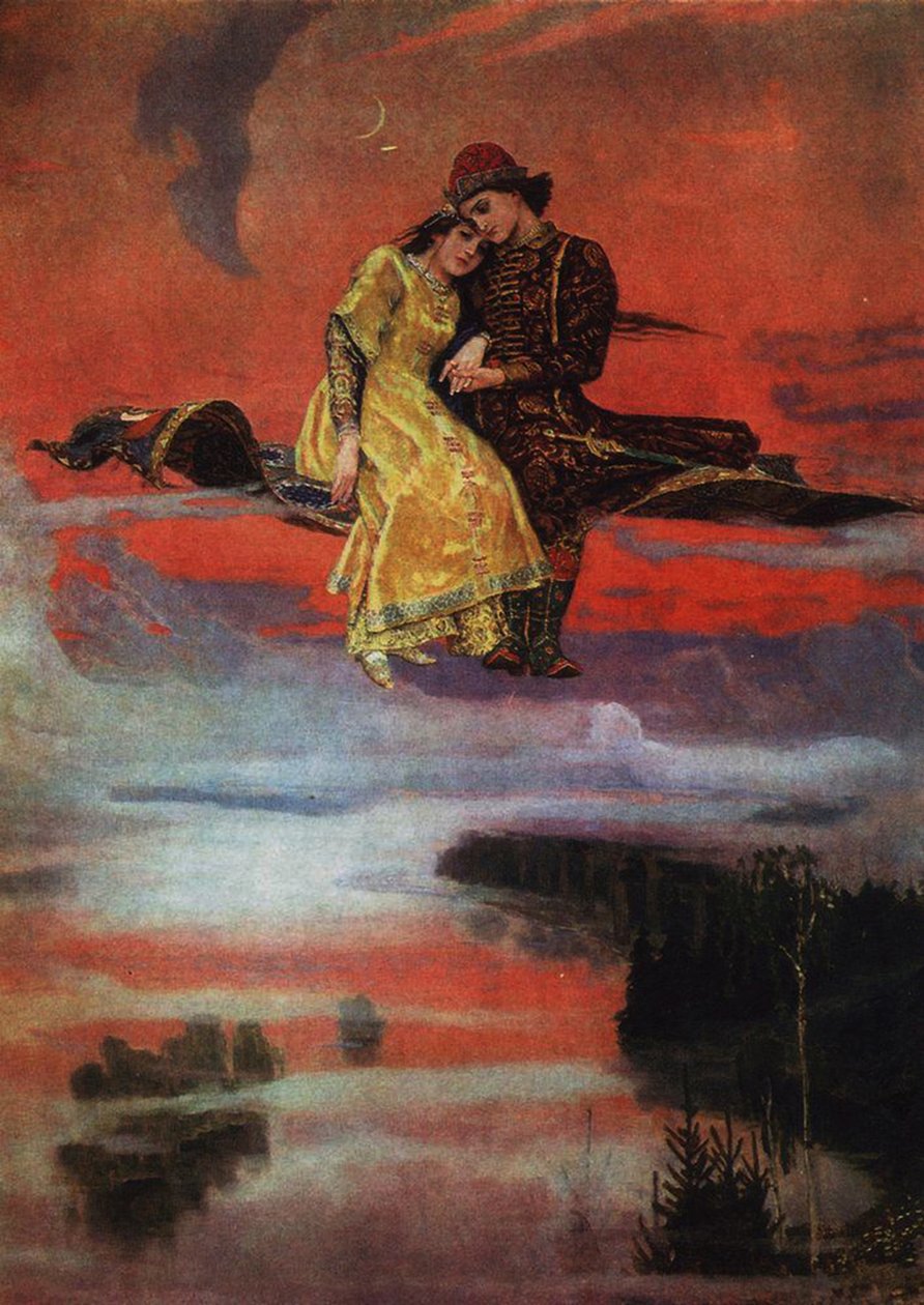 Flying Carpet by Victor Mikhailovich Vasnetsov