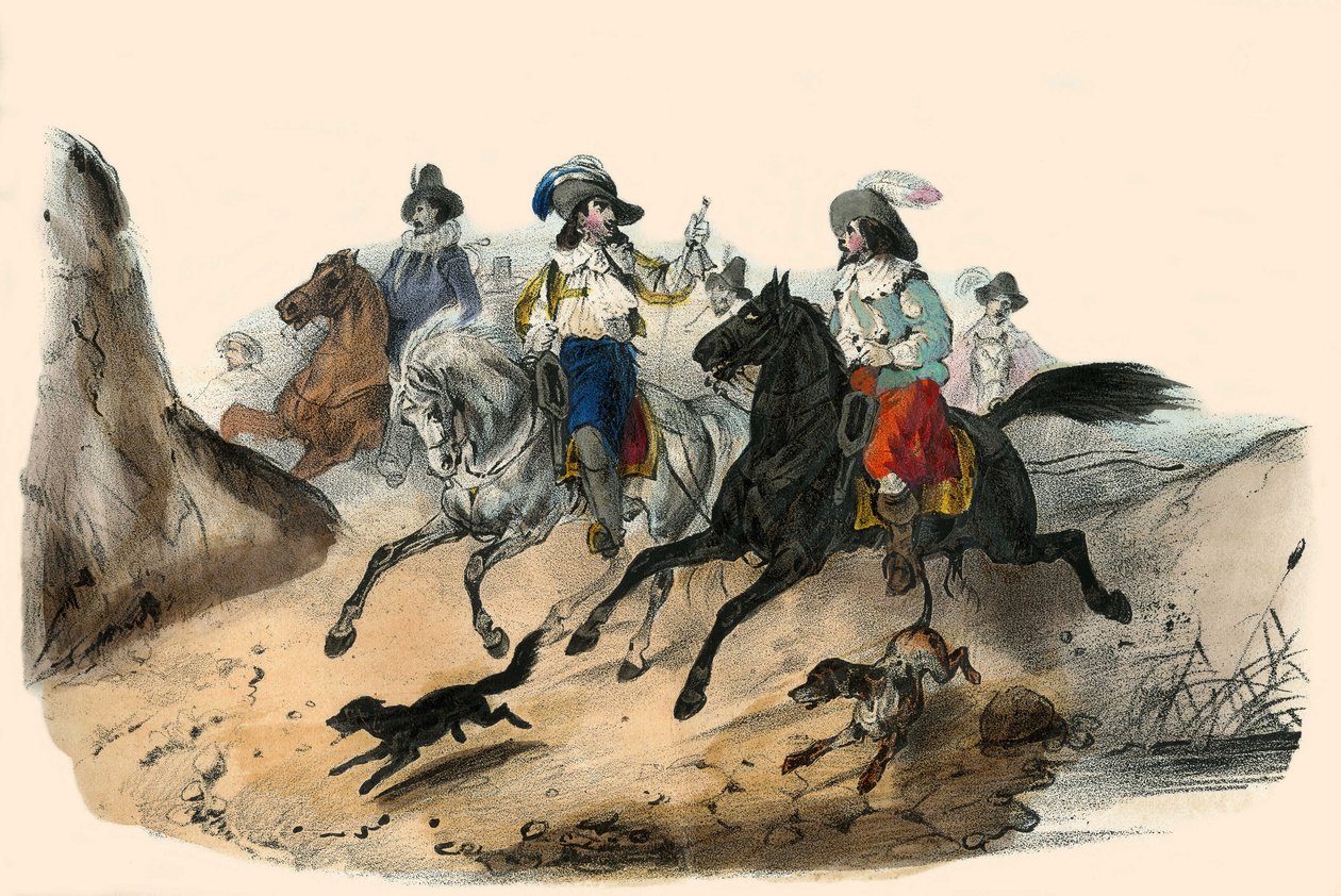 The Challenge, between 2 Gentlemen by Victor Adam