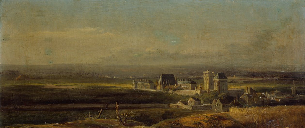 Castle and Town of Vincennes by Victor Amedee Faure
