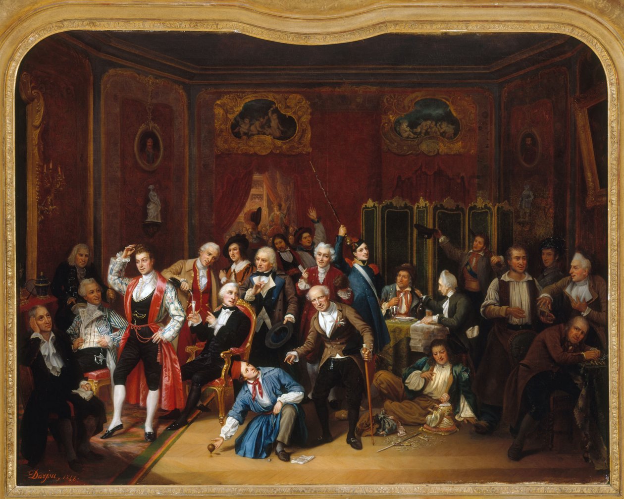 The actor Hugues Bouffé in his dressing room at the Théâtre des Variétés by Victor Darjou