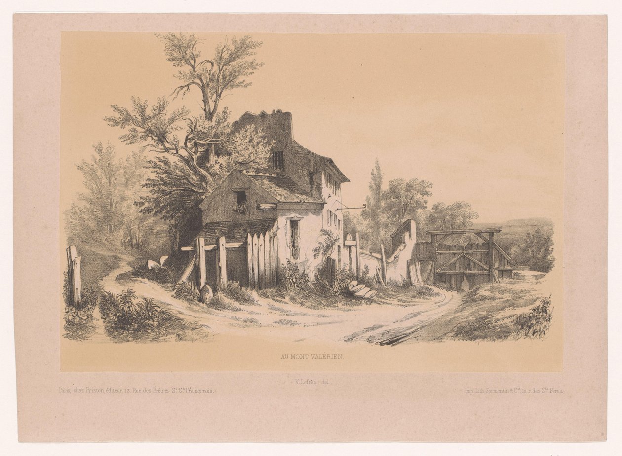 Farm on Mont Valérien by Victor Lefranc