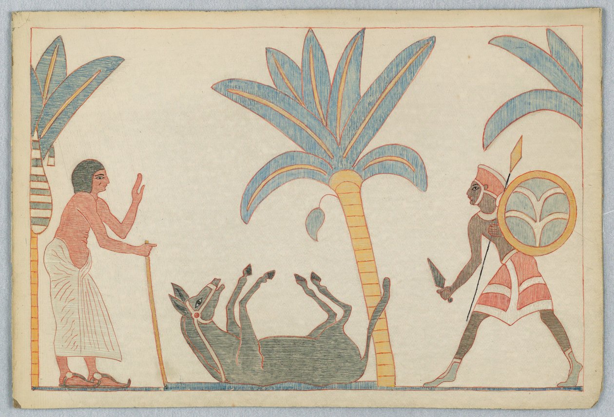 The Old Man and the Ass, Illustration for Aesop