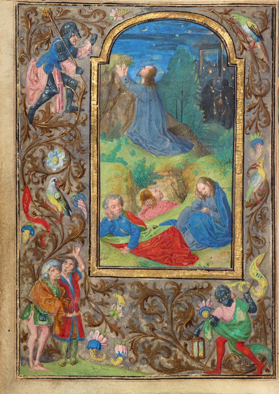 The Agony in the Garden by Vienna Master of Mary of Burgundy