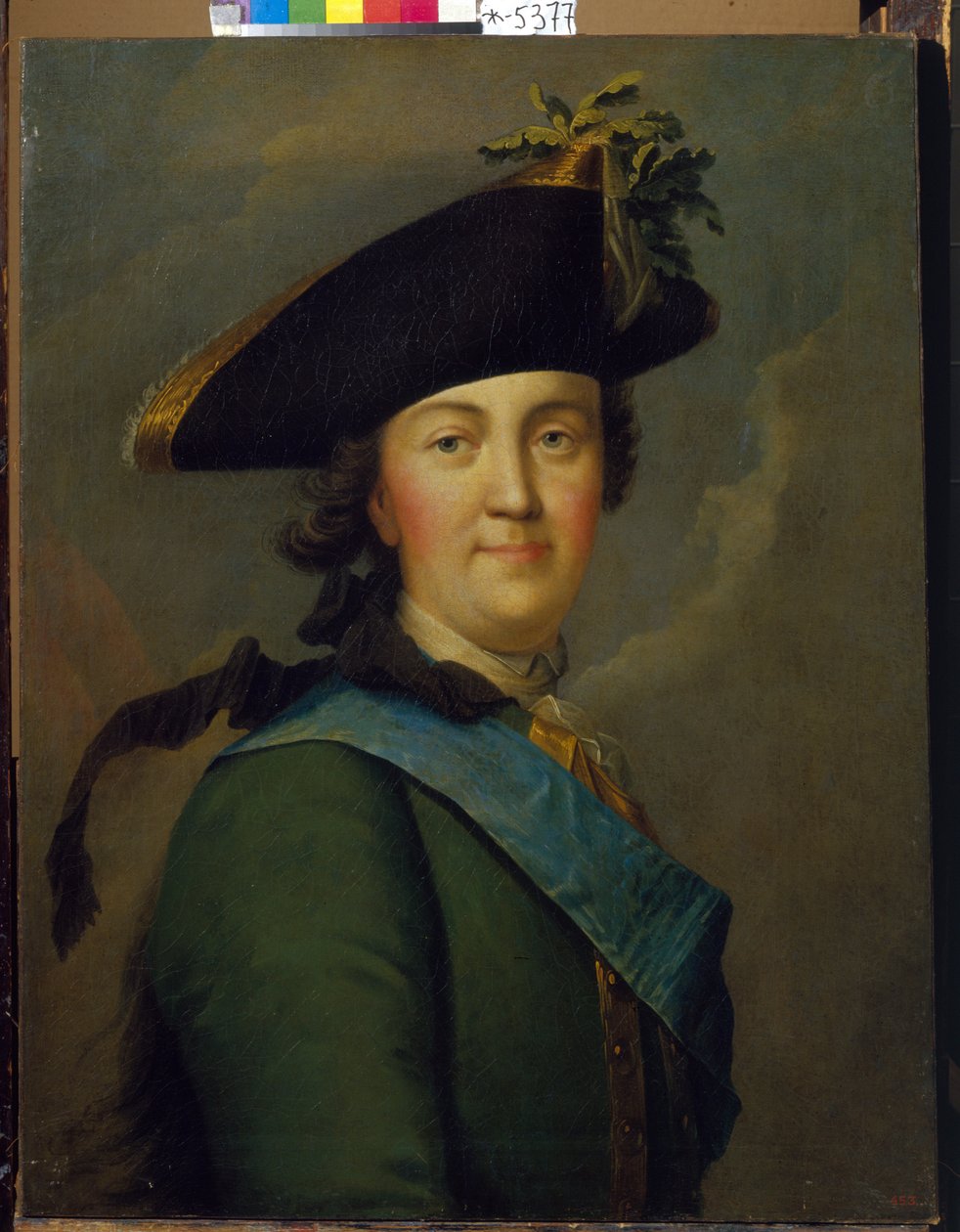 Portrait of Empress Catherine II in the Life Guard Uniform by Vigilius Erichsen