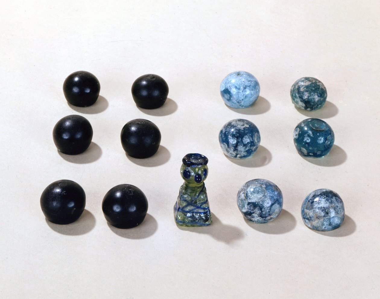 Chess game pieces from the Viking town of Birka by Viking Viking