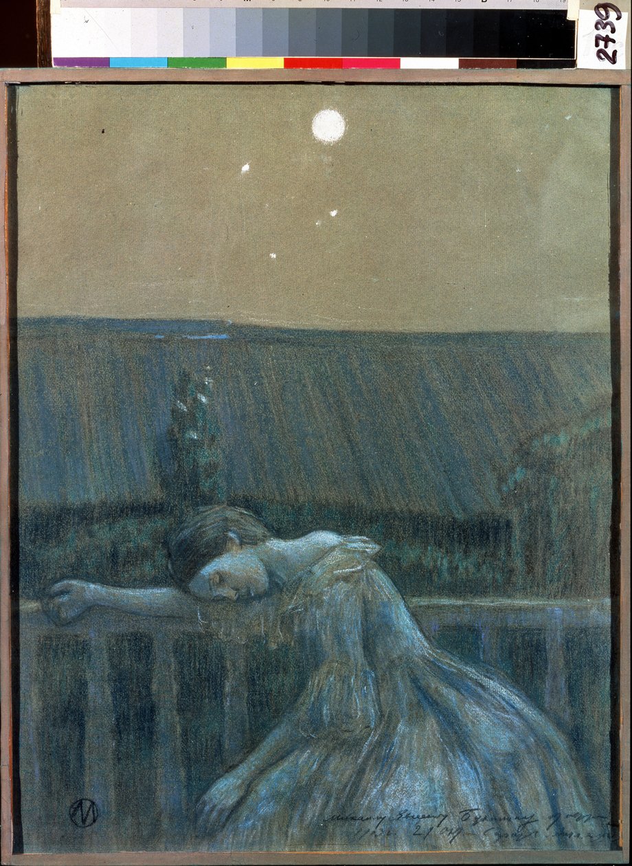 Sorrow by Viktor Elpidiforovich Borisov Musatov