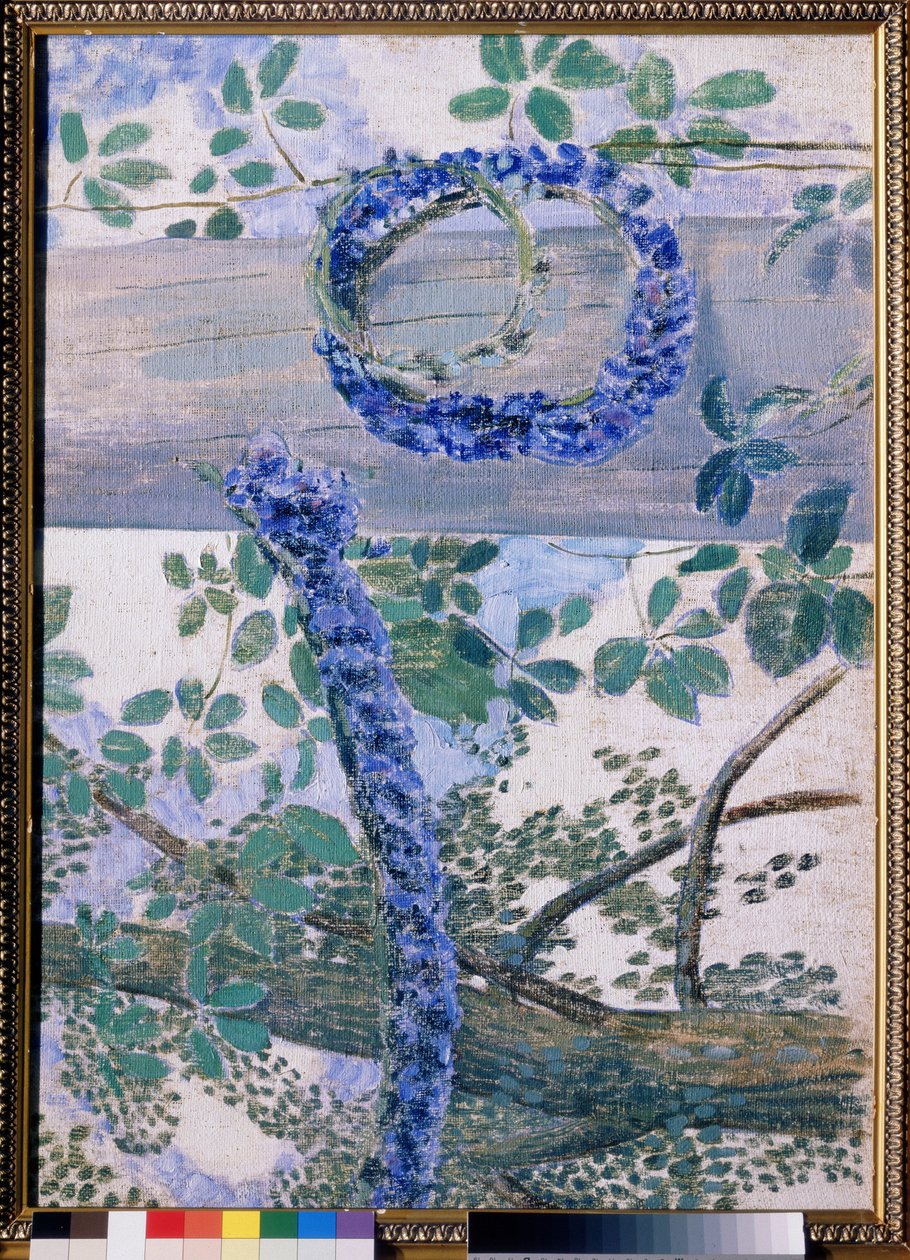 The Garlands of Cornflowers by Viktor Elpidiforovich Borisov Musatov