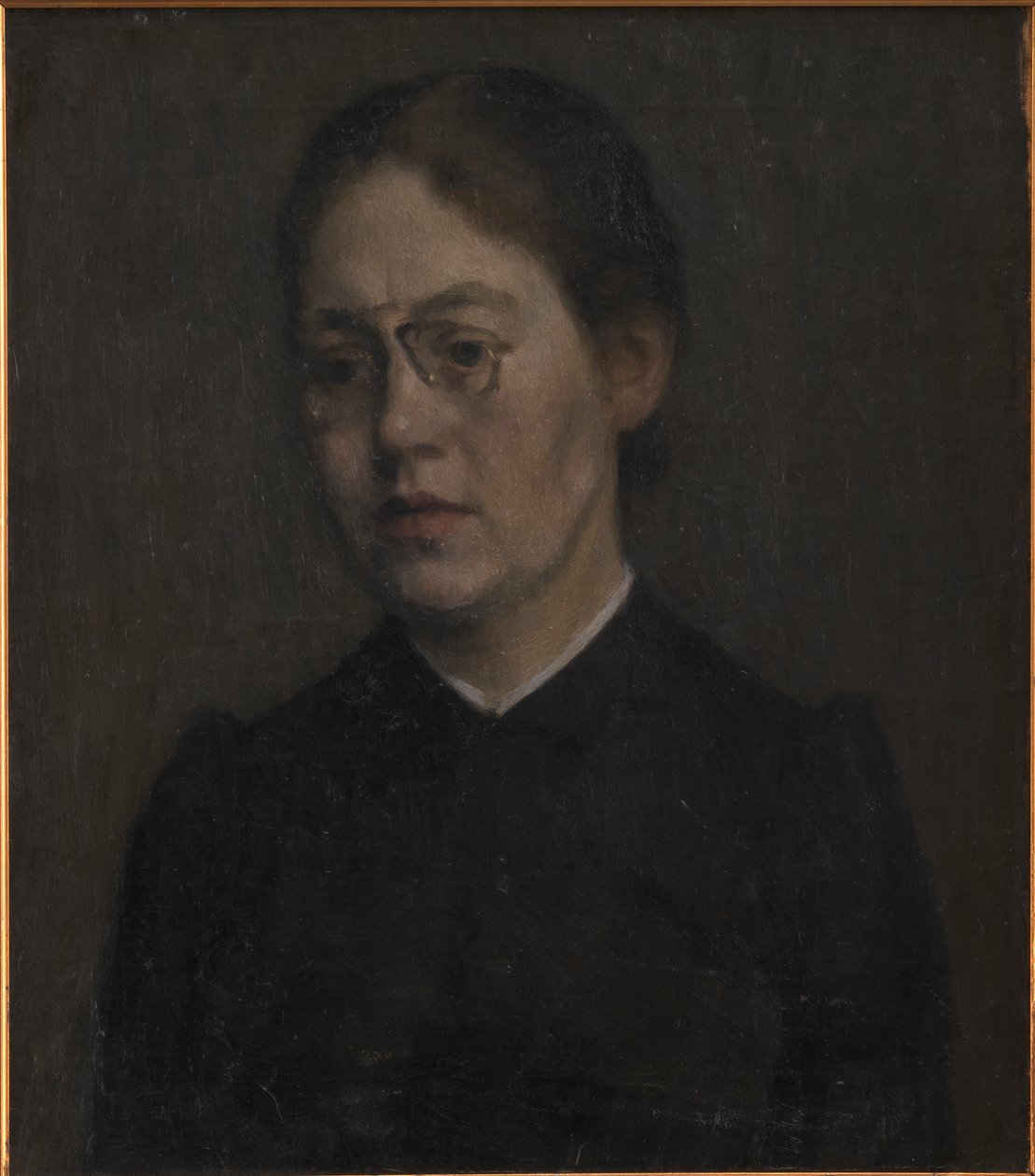 The Painter Elisabeth Wandel by Vilhelm Hammershøi