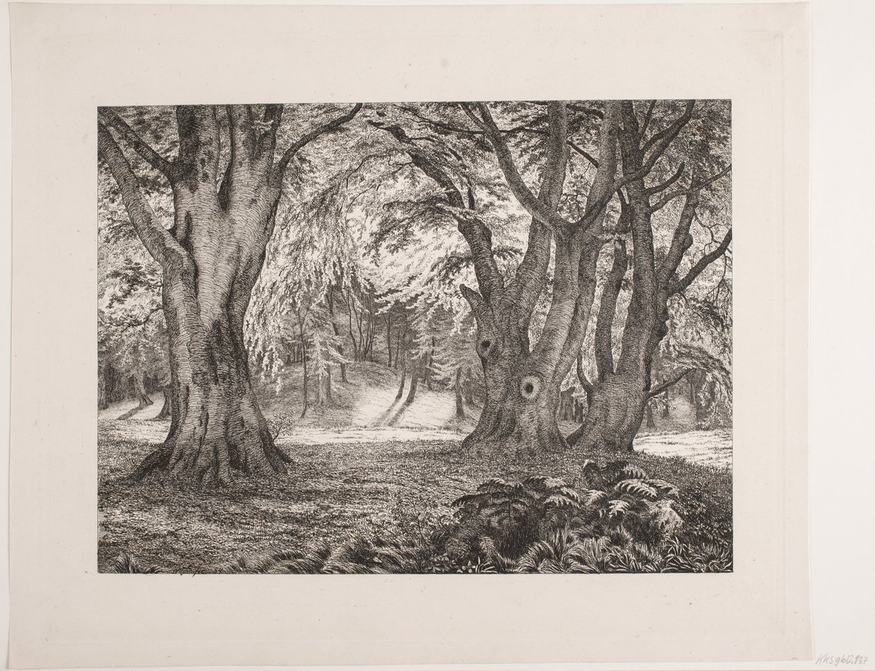 The Interior of a Forest by Vilhelm Kyhn