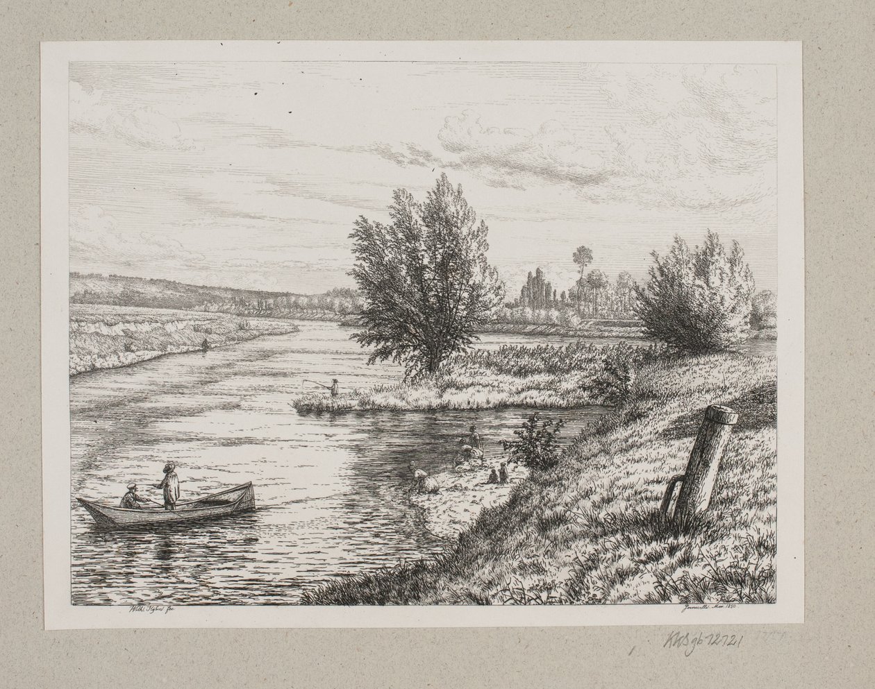 Scene by the Marne River by Vilhelm Kyhn