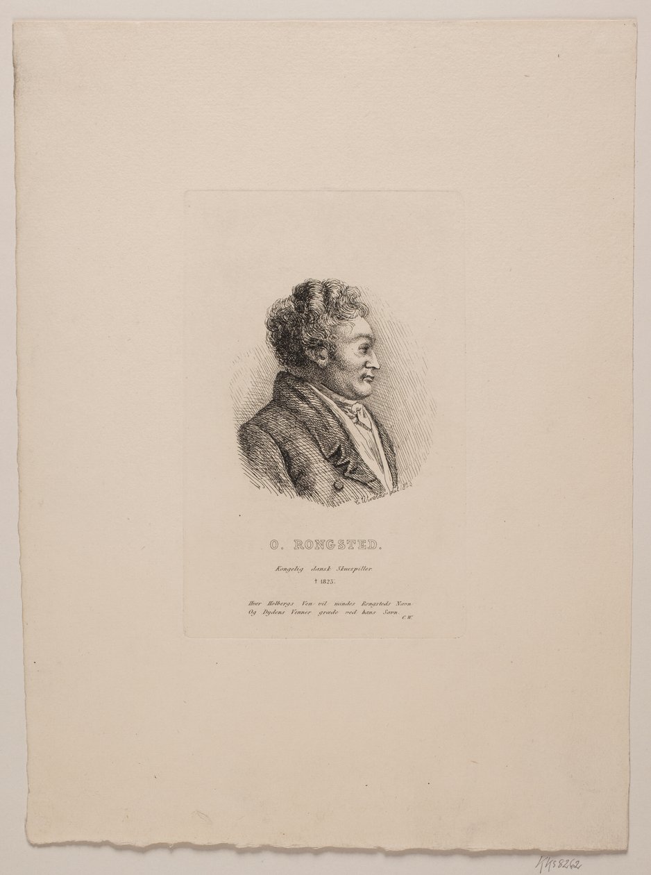 Portrait of Actor Rongsted by Vilhelm Kyhn