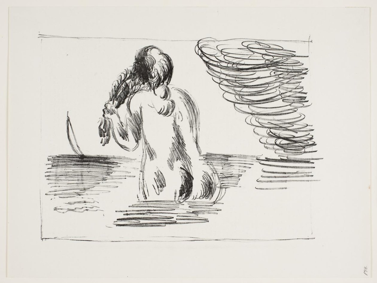 Bathing Girl by Vilhelm Lundstrøm